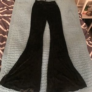 Black Velvet Crush Bell Bottoms